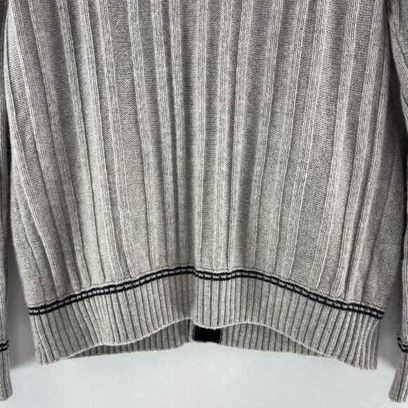 Lachlan British Inspired Cable-Knit Wool-Blend Cardigan Size XL - Picture 7 of 8